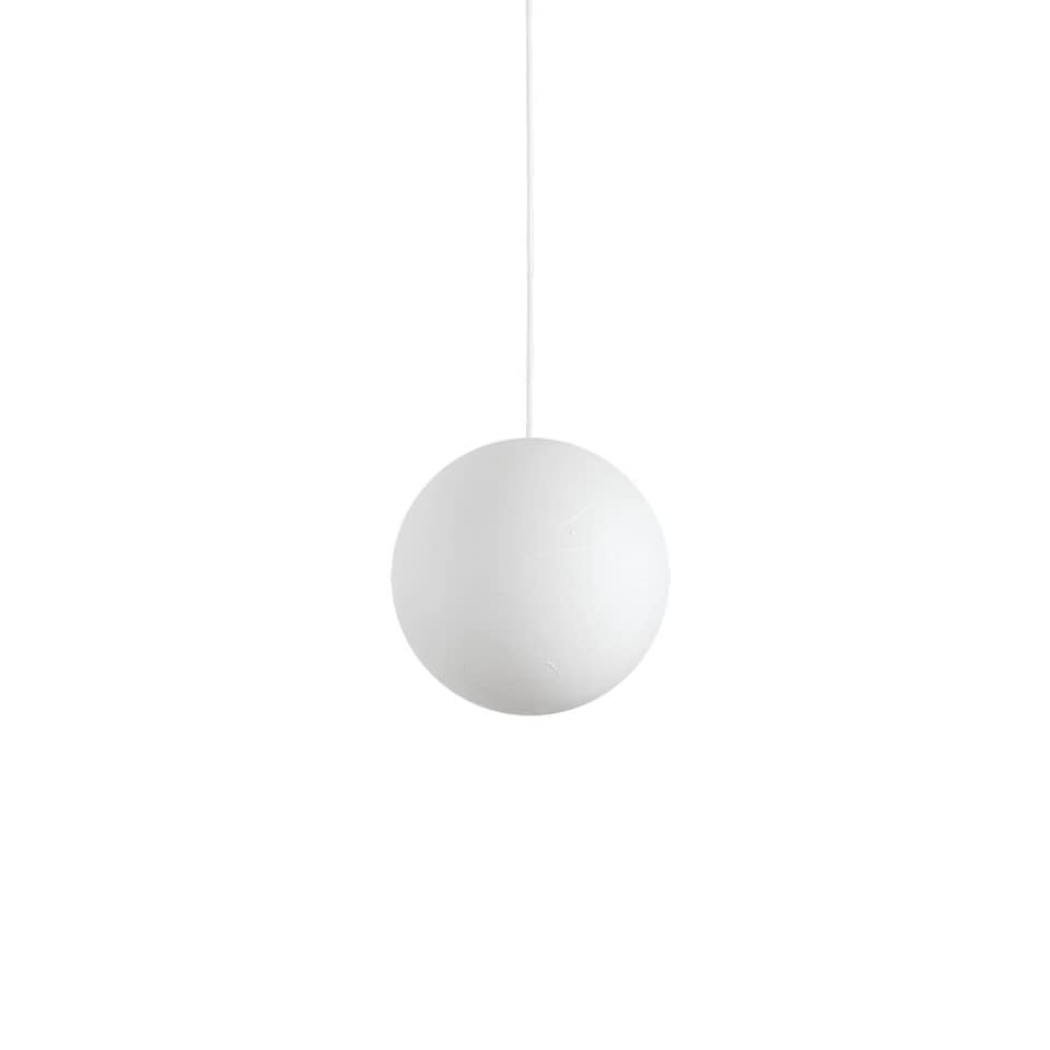 image 1 of Carta Indoor Globe Ceiling Pendant Lamp 1 Light White, E27