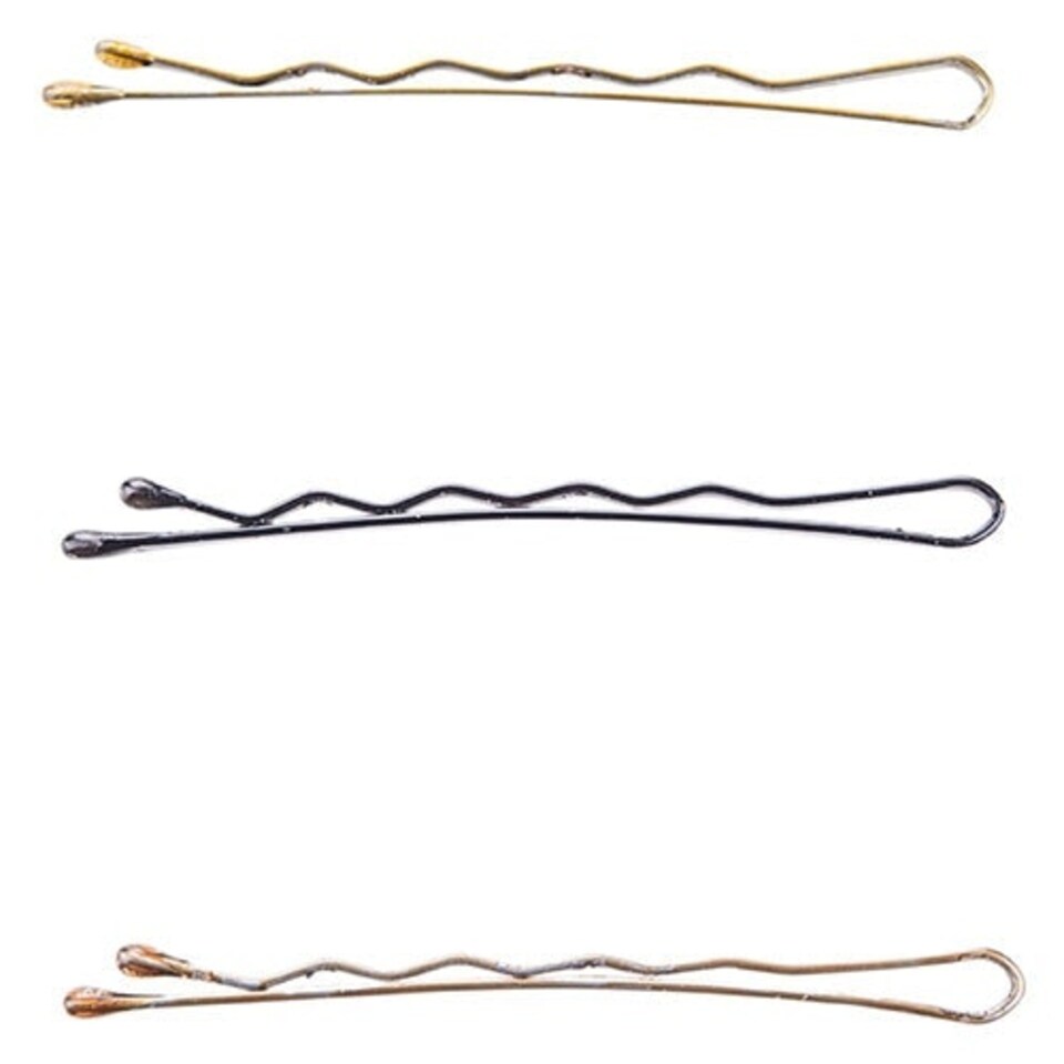 image 1 of Kobe Waved 2" Hair Grips N/A | Black