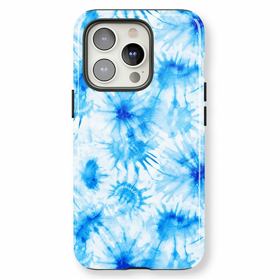 image 1 of Tie Dye Blue Phone Case | Blue | Galaxy S22
Slim | Galaxy S22
Slim