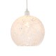 image 1 of Modern Opal White Snowflake 25cm Glass Pendant Ceiling Lighting Shade | White | White | 1