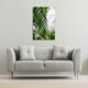image 2 of Closeup of green palm leaf (Canvas Print) 46 x 31 x 4cm