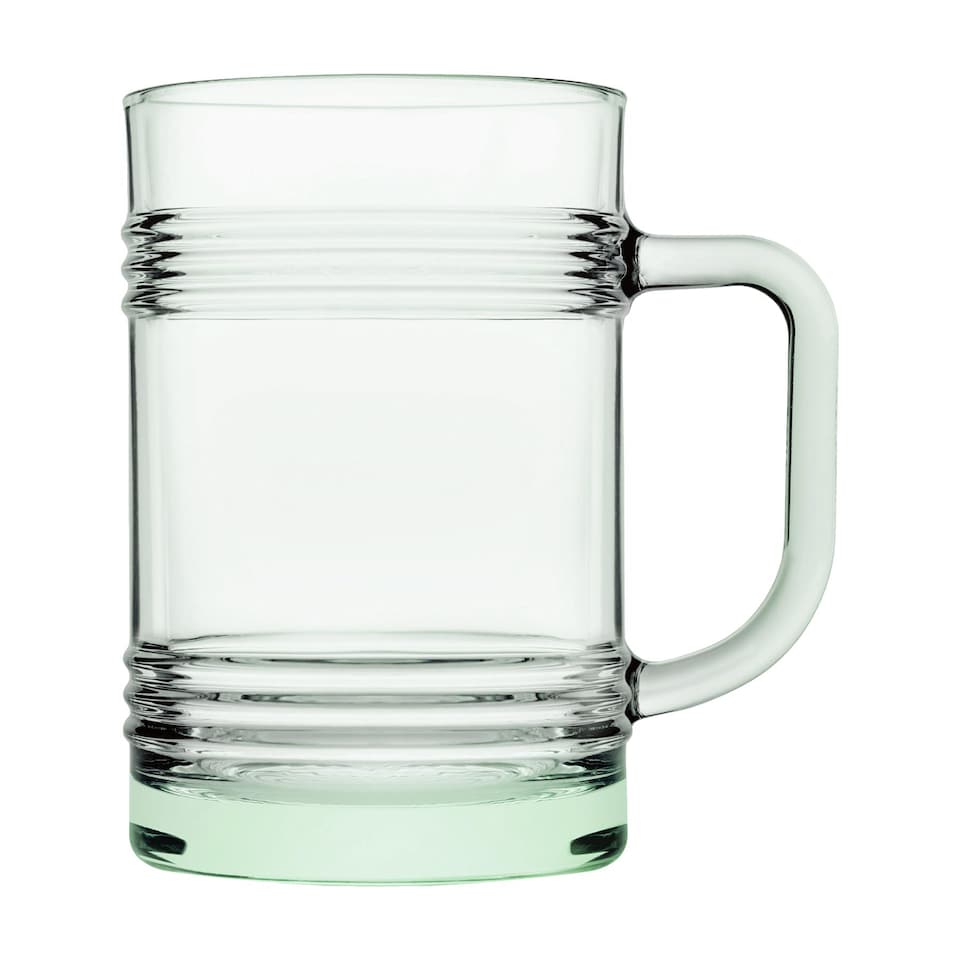 image 1 of Pasabache Aware Tincan Recycled Glass Mugs - 400ml - Green - Pack of 8 | Green | Green