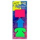 image 3 of Pack of 3 Assorted Shapes Stickie Notes Tabs by Stik-ie