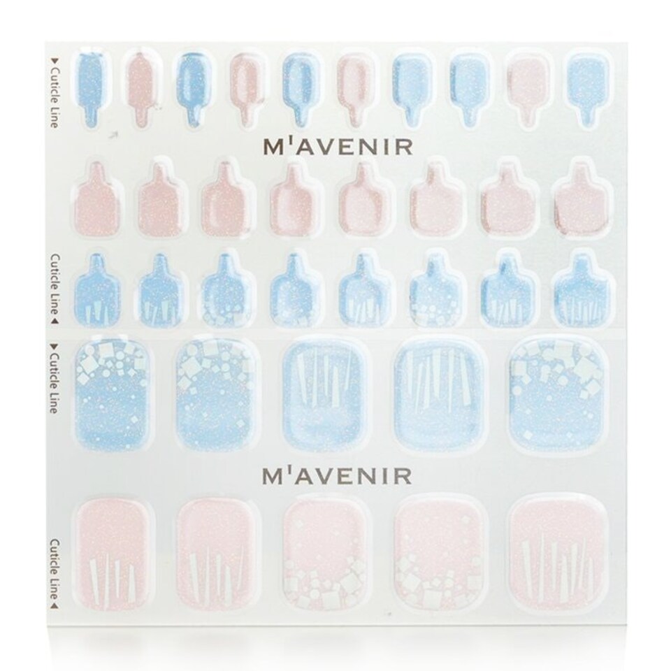 image 1 of Nail Sticker (assorted Colour) - # Summer Shell Blooming - 32pcs Multi