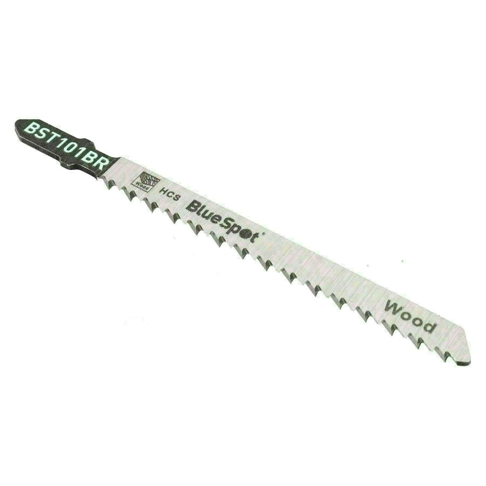 image 1 of Reverse Tooth Jigsaw Blades with T Shank For Cutting Wood Plastics 10 TPI 50pk