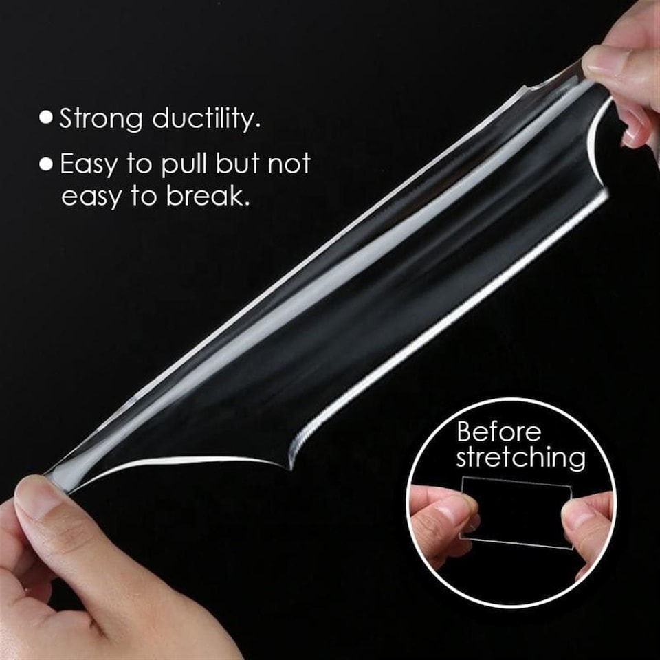 image 1 of Transparent Multi-functional Strong Adhesive Nano Tape 2.4cm x 3m