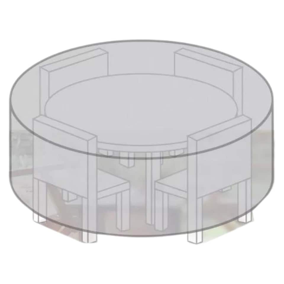 image 1 of Assorted Waterproof Outdoor Furniture Covers | Black | Round Furniture | 1
