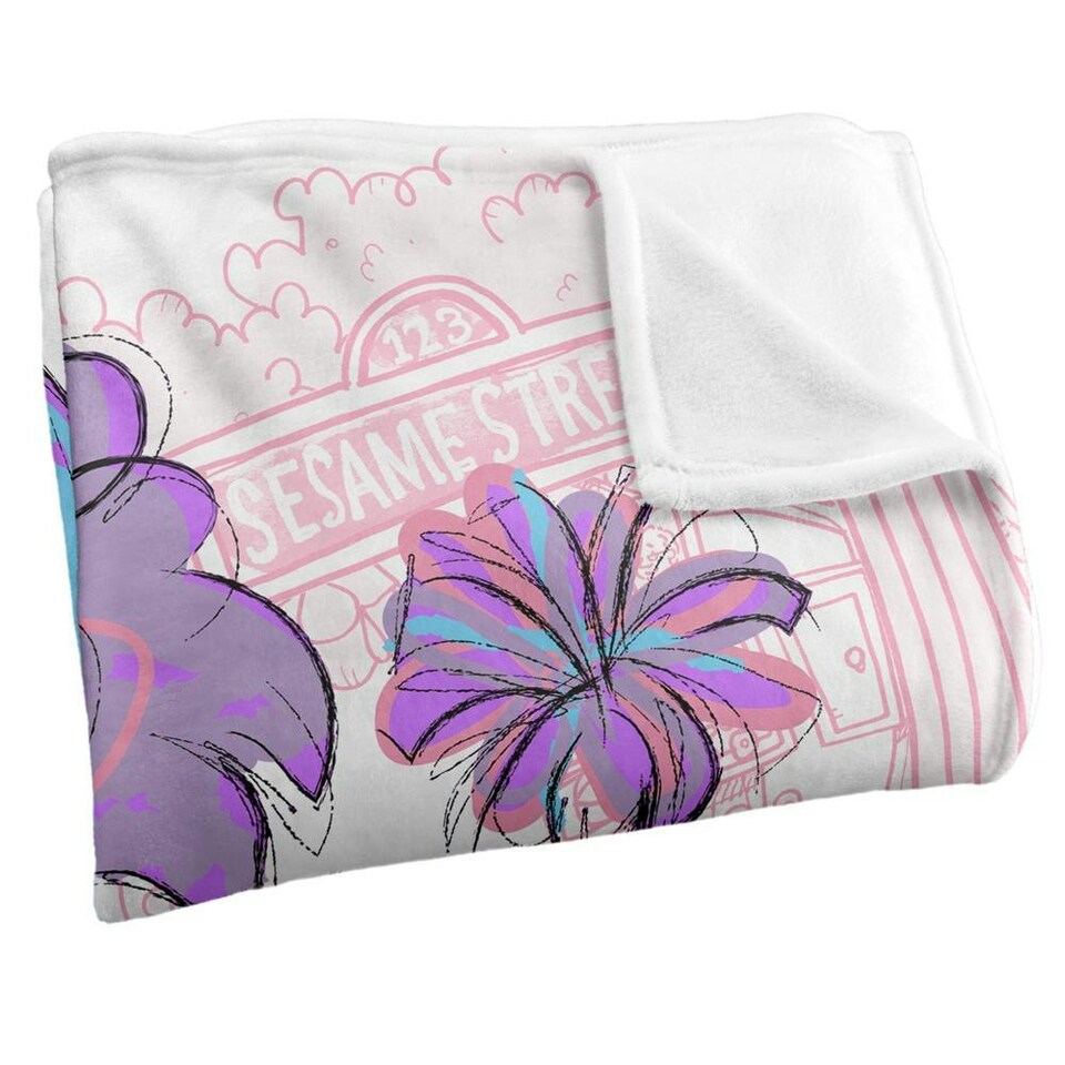 image 1 of Sesame Street On The Streets Abby Blanket - Multicoloured - One Size