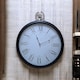 image 2 of Vintage Pocket Fob Watch Style Wall Clock