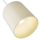 image 4 of Contemporary and Sleek Cream Linen Fabric 6 Cylindrical Lamp Shade 60w Maximum | Cream