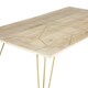 image 4 of Rectangular 6 Seater Dining Table Barbuto Light Mango