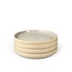 image 1 of Scandi Home Set of Four Stockholm 20cm Oatmeal Artisan Glaze Ceramic Side Plates Cream