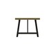 image 6 of Lowry 1.6m Dining Table Driftwood Lacquered Solid Reclaimed Pine Brown