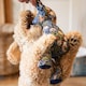 image 6 of Morris & Co Strawberry Thief Bear Dog Toy