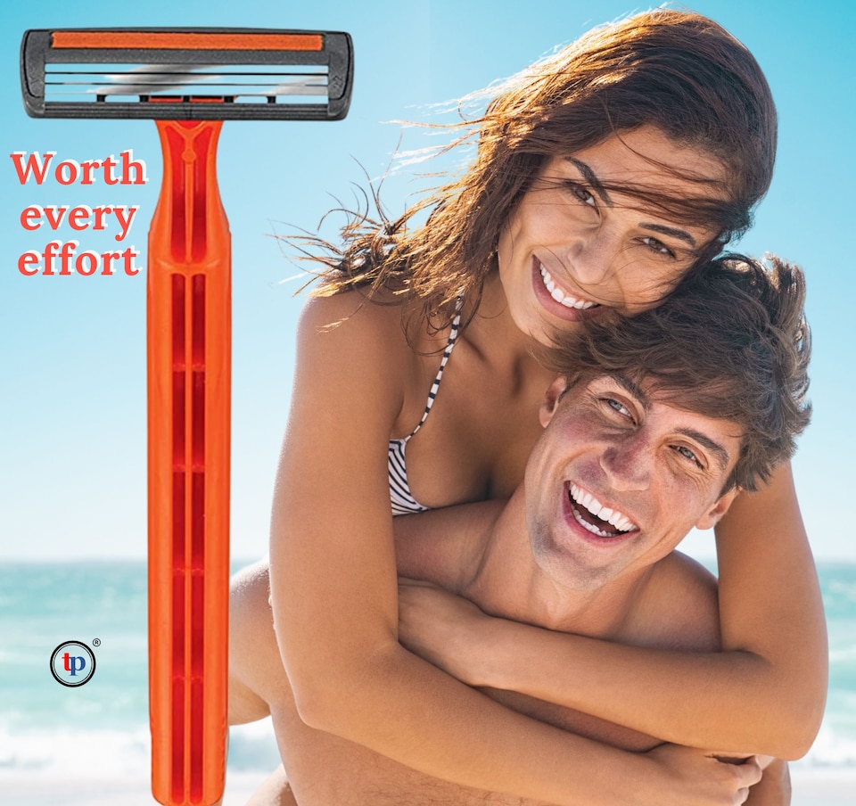 image 1 of 20 Pack Double Blade Disposable Razors for Men & Women