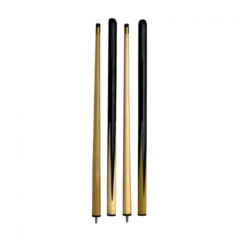 image 1 of Oypla 2x Small 36" Pool / Snooker Cues with Spare Tips