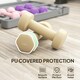 image 6 of HOMCOM 6kg Dumbbell Set, Weights Fitness Dumbbells, Pink, Purple, Brown