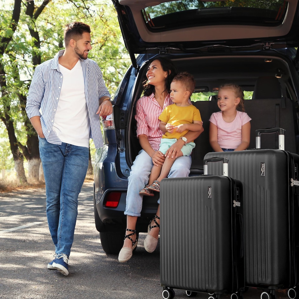image 1 of Lugg Vacay Hard Shell Suitcase ABS 360 Spinner Wheels Water Resistant (76.5x50.5x30cm)