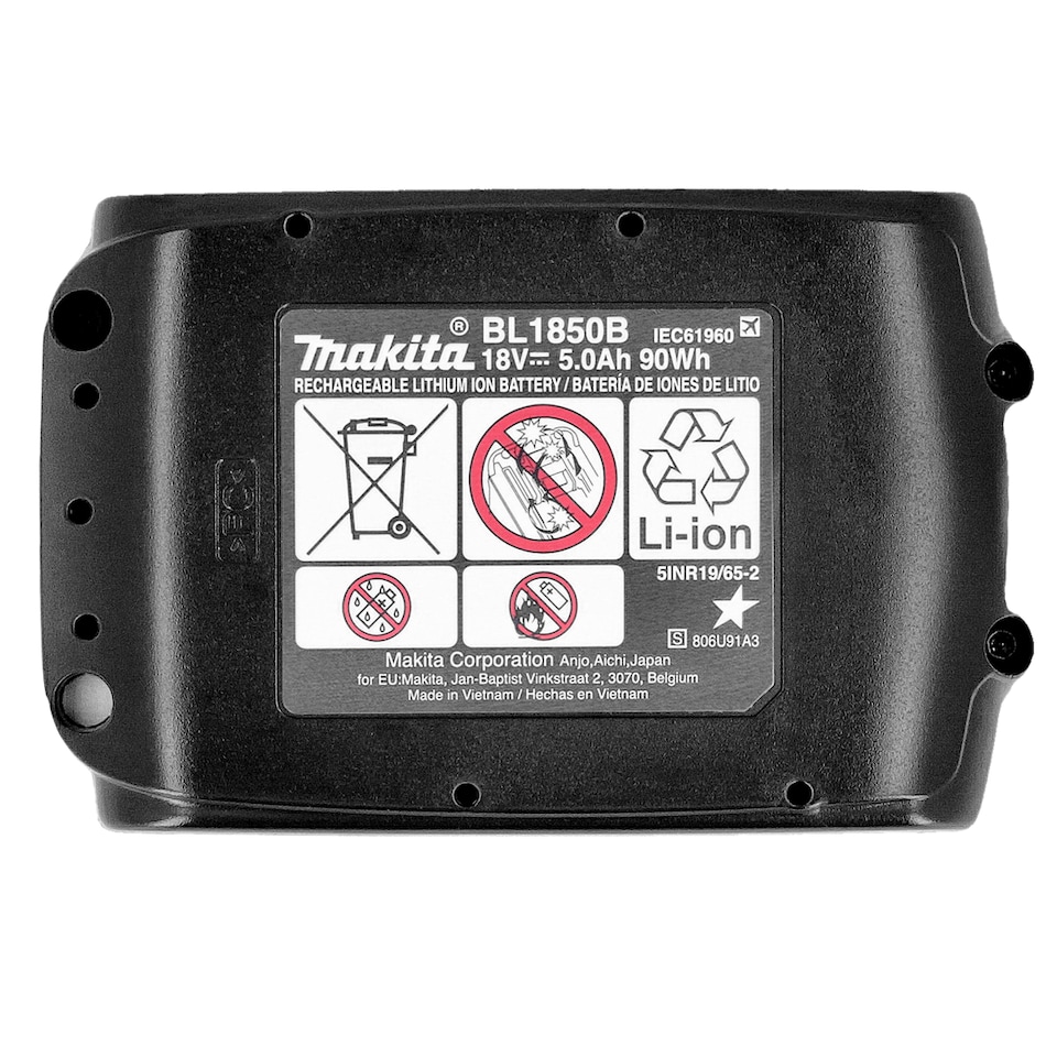 image 1 of Makita BL1850 18V 5.0Ah LXT Lithium-Ion Battery for Power Tools