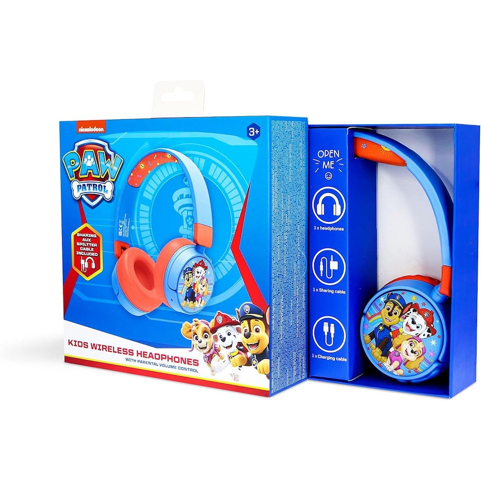 image 1 of Paw Patrol Kids Wireless Headphones | Blue