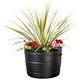 image 4 of Stewart Smithy Planter | Black | Black | 50cm | 1
