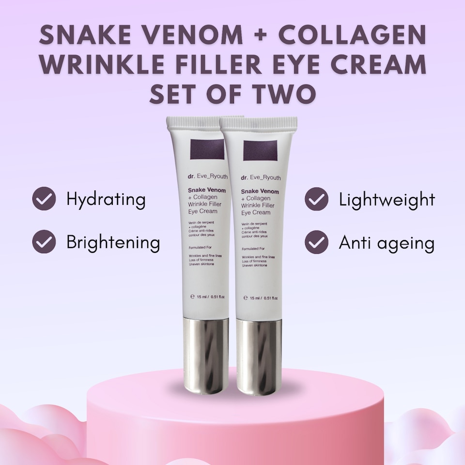 image 1 of Dr. Eve_Ryouth 2 X Snake Venom + Collagen Wrinkle Filler Eye Cream 15ml