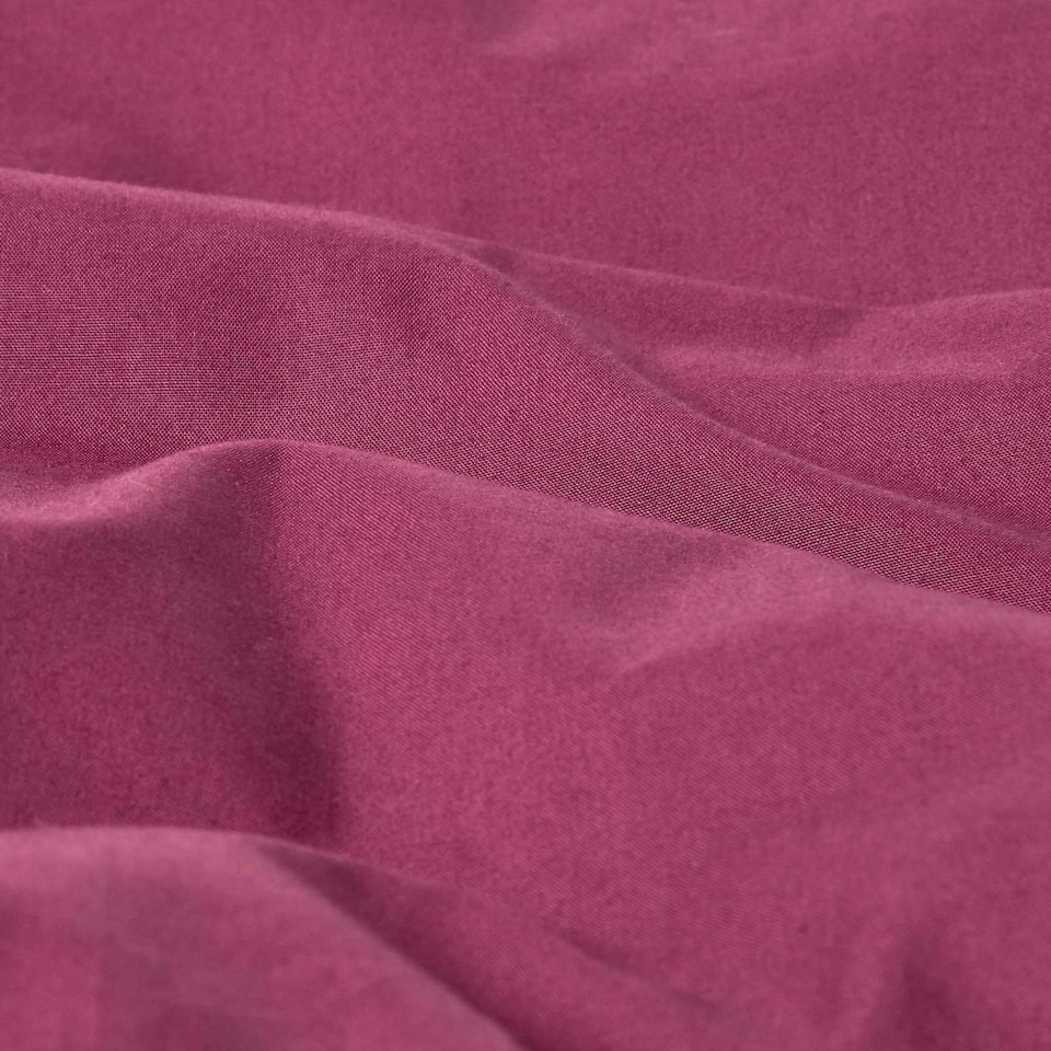 image 1 of Homescapes Plum Cotton Duvet Cover Set - 200 Thread Count - Double | Purple | Double