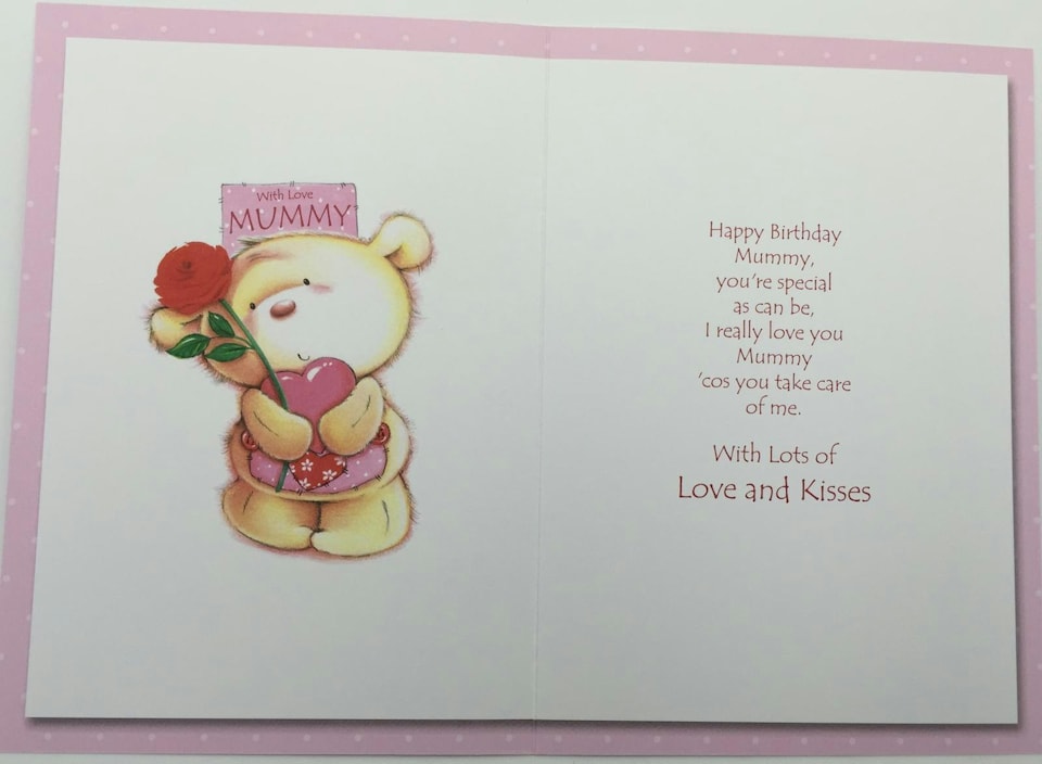 image 1 of Gold Foil Mummy Birthday Card