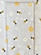 image 1 of Babybase Padded Changing Mat 74 x 46cm Grey Bee