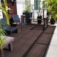 image 2 of Cosmo Garden Patio Cosmopolitan Decking Tiles - Brown | Brown | Pack of 40