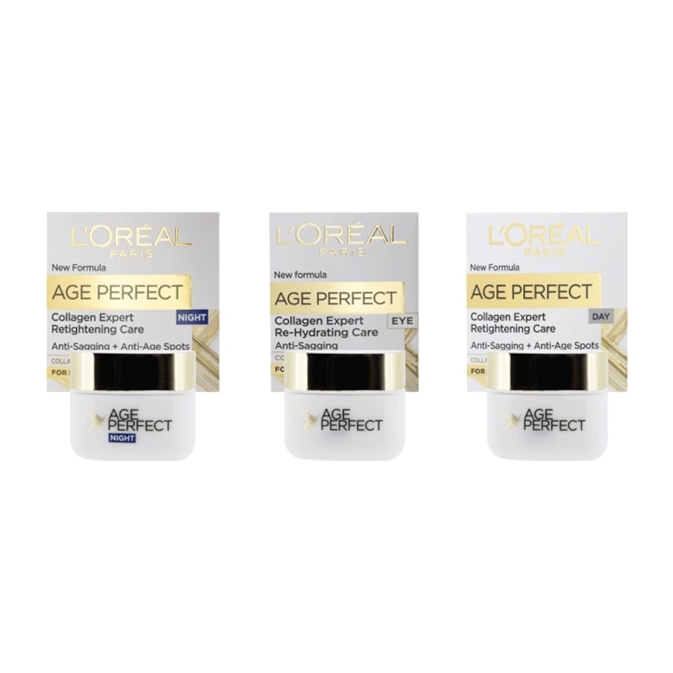 image 1 of L'Oreal Age Perfect Day Night Eye Cream Skincare Set