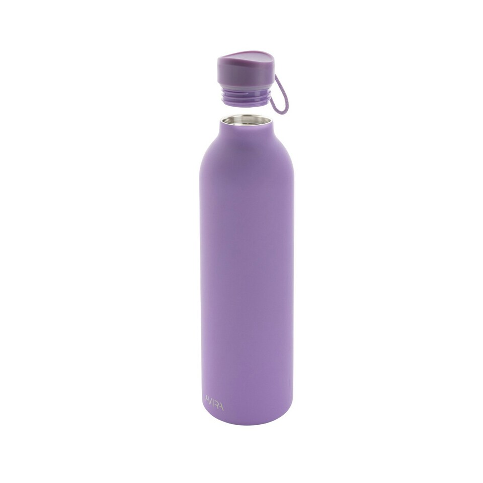 image 1 of Avira Avior Recycled Stainless Steel 1L Water Bottle - Silver - One Size Silver | One Size