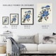 image 3 of Blue Jay and Trumpet Flowers Audubon Nature Huge Wall Art Print 18X24 In