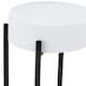 image 3 of Interiors by Premier Sturdy And Durable Small White And Black Floor Standing Planter, Contemporary Design Outdoor Pot For Flowers White