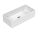 image 1 of Countertop Vessel Basin for Modern Bathroom Vanity, Matt White, 465mm | White | Matt White | 235 x 465 x 120mm | 1