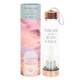 image 2 of Something Different Body And Soul Quartz Water Bottle - Clear/Copper - One Size