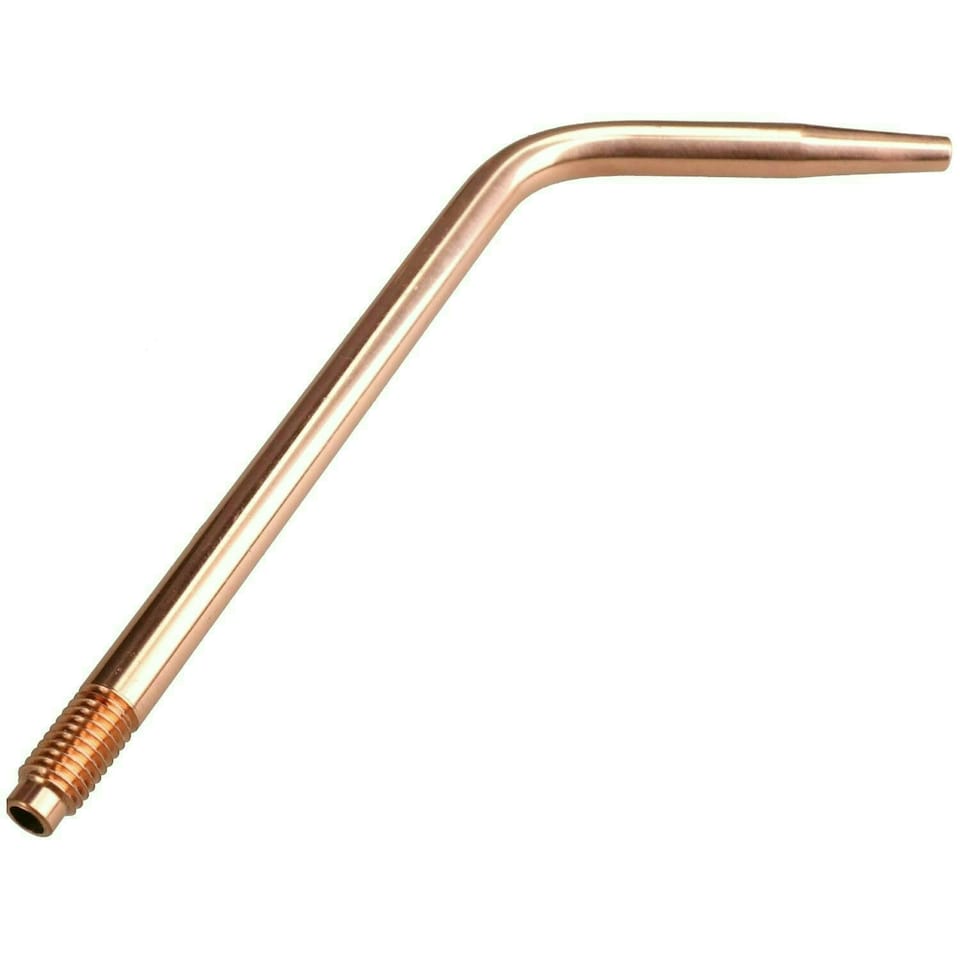 image 1 of Lightweight Swaged Welding Brazing Nozzle No.3 Tip 2.0mm Oxygen Acetylene 2pk