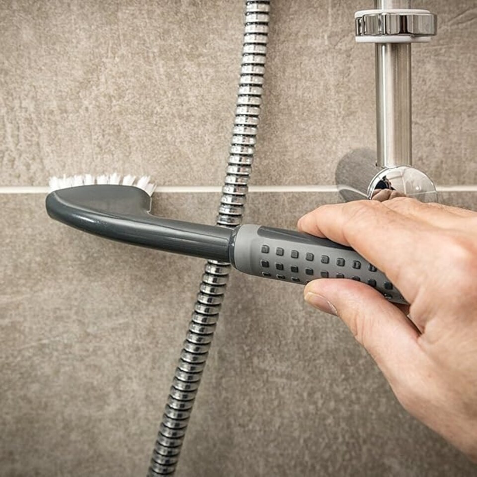 image 1 of Addis ComfiGrip Grout Brush, Graphite N/A