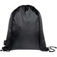 image 2 of Bullet Ash Foldable Recycled Drawstring Bag - Heather Grey/Solid Black - One Size Grey | One Size