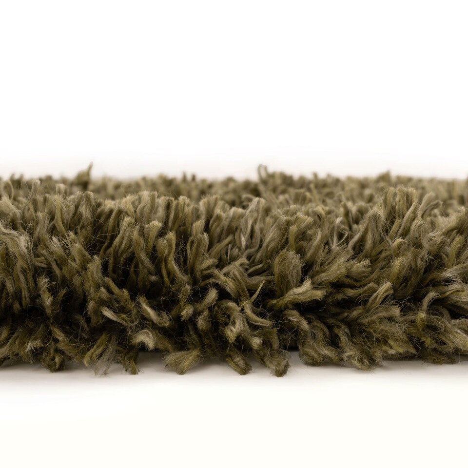 image 1 of KUKOON Dark Green Super Soft Shaggy Area Rug 80cm x 150cm