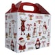 image 1 of Santa Snowman Rudolph Christmas Gift Boxes - (pack of 10 17x10x14cm)