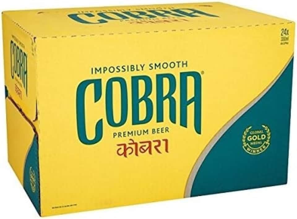Cobra Premium Beer case of 24 x 330ml bottles