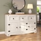 image 2 of Corona Sideboard White 3 Door 3 Drawer Mexican Solid Pine Wood