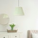 image 1 of ValueLights Riza Tapered Pink Aztec Fabric Pleated Easy Fit Large Lamp Shade Pink