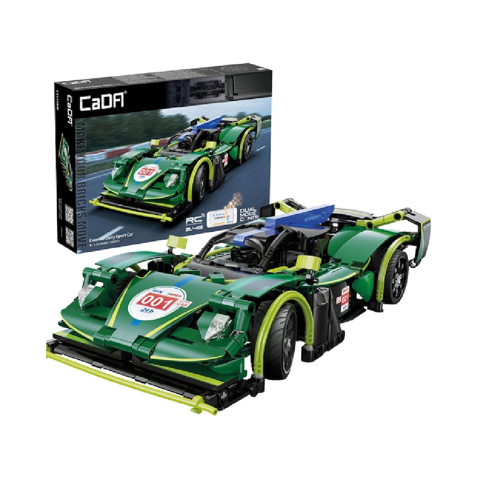 image 1 of CaDa Make Your Bricks Move Emerald Deity Sports Car 388 Pieces