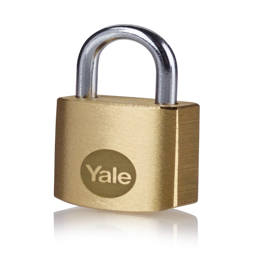 image 1 of YALE BRASS PADLOCK 20MM (PACK OF 4)