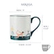image 6 of Mikasa Yoga Straight-Sided Porcelain Mug, 280ml | White