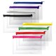 image 5 of Janrax 8x5" Black Zip Clear Exam Pencil Case