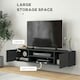 image 4 of HOMCOM Floating TV Unit for 60" TVs W/ Shelves and Cabinets, Grey