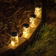image 5 of ValueLights 2 Pack of Solar Powered Jars with Fairy Lights | Clear
